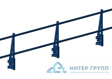 фото Ограждение парапетное PRESTIGE H-600/3,0м (2трубы) ГОСТ Р 53254-2009 V1;V2