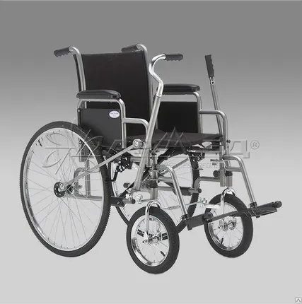 Фото №0 КРЕСЛО-КОЛЯСКА ДЛЯ ИНВАЛИДОВ Н 005 С РЫЧАЖНЫМ УПРАВЛЕНИЕМ