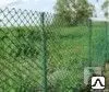 фото Заграждения из сетки рабицы. Изготовление