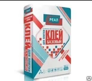 фото Клей для кафельной плитки Реал базовый 25 кг