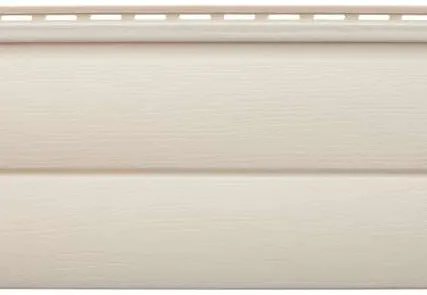 Фото №0 Виниловый сайдинг «Блок-хаус» бежевый BH-03 - 3,10м