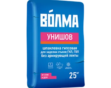 фото Шпатлевка гипсовая Волма Унишов 25 кг