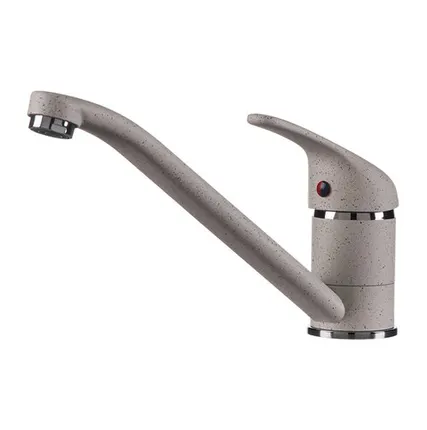 Фото №0 Смеситель для кухни Haiba HB4401 серый