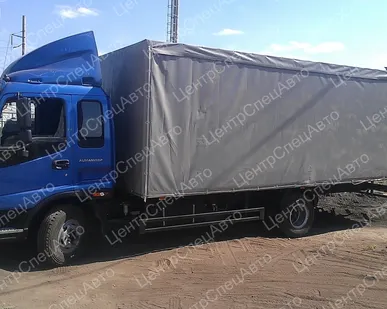 фото Европлатформа на шасси Foton AUMARK 1093 (автомобиль бортовой, тентованный, каркасный с воротами).