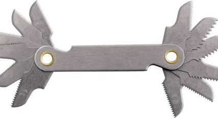 Фото №0 Шаблон для определения шага метрической резьбы