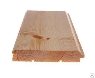 фото Вагонка "Имитация бруса", сечение 20х135мм, лиственница, сорт АВ.