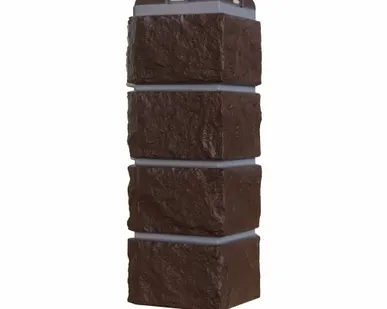 фото Угол наружный Grand Line Колотый камень Премиум шоколадный
