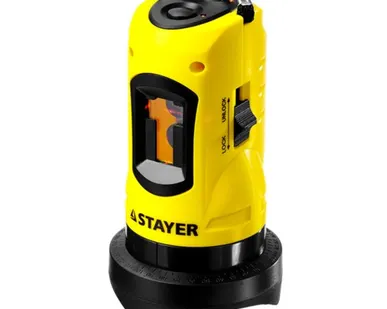 фото Уровень нивелир лазерный самовыравнивающийся Stayer 34960, 10 м, точность 0.5 мм/м