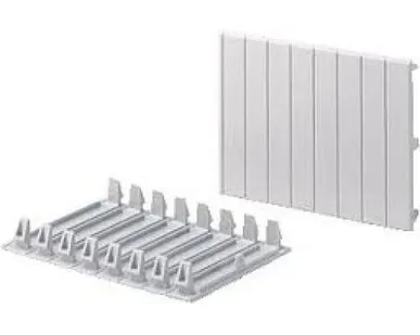 фото Заглушка пластрона 4 модуля белая ABB