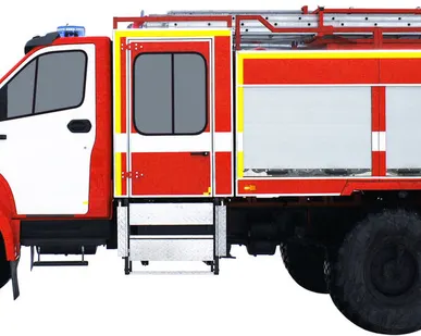 фото Автоцистерна пожарная АЦ-1,4-30 на шасси ГАЗ-С41А23