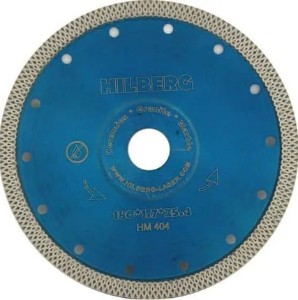 Фото №0 Диск алмазный отрезной Hilberg Турбо Ультратонкий Х-тип (180х22.23 мм)