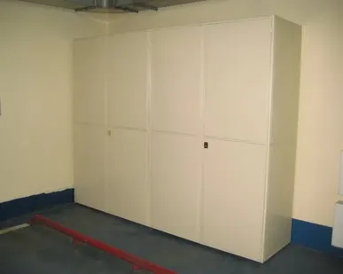 фото Металлические шкафы в паркинг Останкино