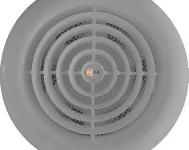 фото Осевой вентилятор MM 120 круглый серый с ОК MMotors JSC