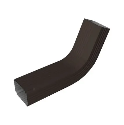 Фото №0 Колено трубы гофрированное Vortex Lite Matt 76х102 мм RR 32 темно-коричневый