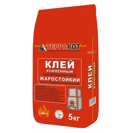 Фото №0 КЛЕЙ ЖАРОСТОЙКИЙ(ТЕРРАКОТ)5КГ