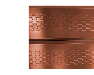 фото Сайдинг Кровля Сервис Экобрус софит Пламя 0,45 мм Полиэстер