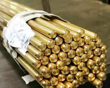 фото Круг латунный полутвердый ПТ АВ 10 мм L= 3 м ЛС59-1