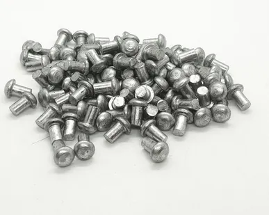 фото Заклепка под молоток с полукруглой головкой 4х6 алюминиевая, ГОСТ 10299-80 (DIN 660), 100 шт.