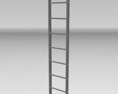 фото Лестница алюминиевая односекционная 1х7