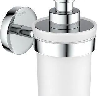 фото Дозатор для жидкого мыла Aquatek Европа хром/белый AQ4105CR
