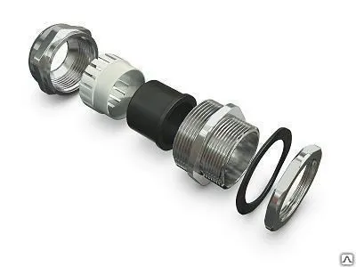 Фото №0 Кабельный ввод (сальник металлический) общепромышленный М20x1,5 IP68