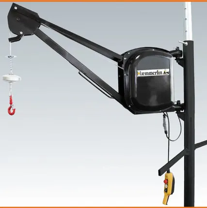 Фото №0 Лебедка со стрелой H 350 / 50 съёмным пультом управления 24В
