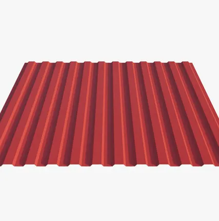 Фото №0 Профнастил Н10.40 Premium, 0.5 мм RAL 3020, Алый