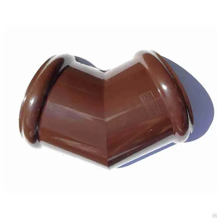 Фото №0 Угол желоба 135°, коричневый VERAT