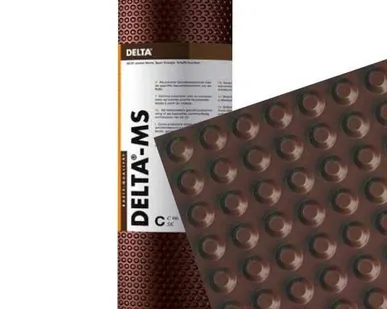 фото Профилированная мембрана 8мм DELTA-MS 250кН/м2, 2x20м