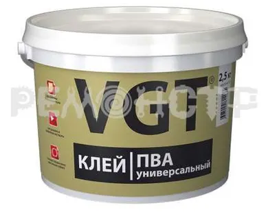 фото Клей ПВА  2,5кг унив ВГТ  (4/168) П