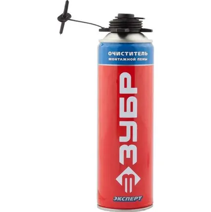 Фото №0 Очиститель монт. пены ЗУБР "Эксперт" /500мл д/пистолета