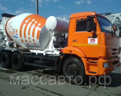 фото Автобетоносмеситель (АБС-7) Туймазы на шасси КАМАЗ