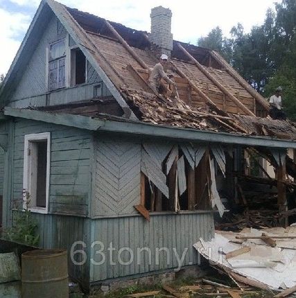 Фото №0 Снос старого дачного дома