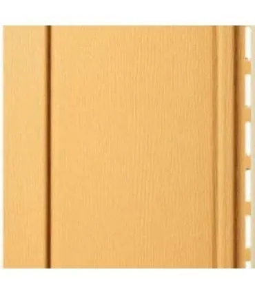 Фото №0 Сайдинг Quadrohouse вертикальный цвет золотистый