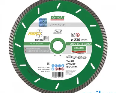 фото Distar Turbo 150x2.2x9x22.23 Elite