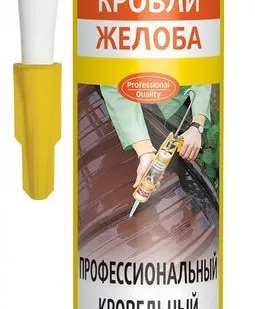 фото Герметик кровельный бесцветный проф.АКВАФИКС SOUDAL 310мл