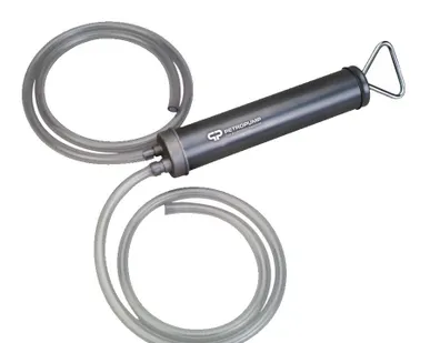 фото Шприц двойного действия для масла, воды, топлива, антифриза, с двумя шлангами 4"