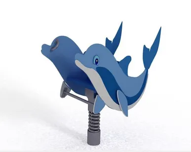 фото ИО 05230 Качалка на пружине Дельфинчик