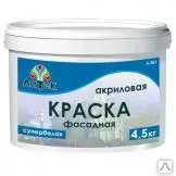 Фото №0 Краска фасадная "ЛАТЕК", супер-белая, мрзт, матовая, 14 кг.