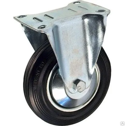 Фото №0 Колесо промышленное неповоротное d 100 FC 46 /FC 100 станд/черн.