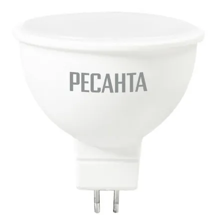 Фото №0 Лампа светодиодная РЕСАНТА LL-R-MR16-7W-230-3K-GU5.3