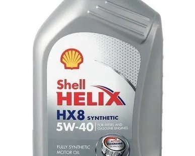 фото Масло моторное "Shell" cерый (1 л) 5W-40 SM/CF синтетическое HX8