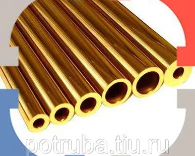 фото Латунная труба 22х1 Л63т