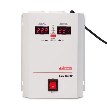 Фото №0 Однофазный стабилизатор POWERMAN AVS 1500P