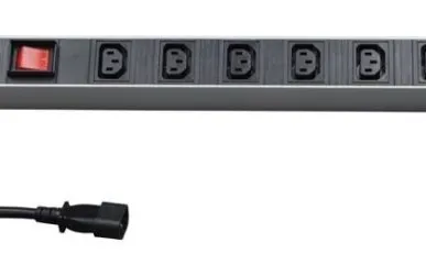 фото SHT19-6IEC-S-2.5IEC Блок розеток для 19" шкафов