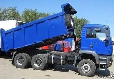 фото MAN 6x4 с кузовом Meiler