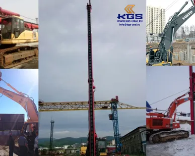 фото Копровая мачта KGS экскаваторного типа