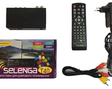 фото Цифровой приемник DVB-T2 Selenga T40 HD.