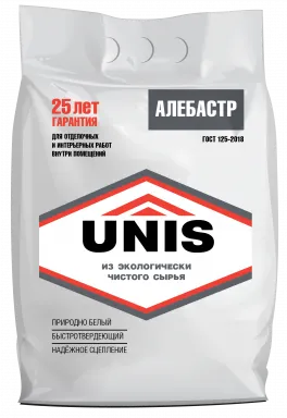 Фото №0 Алебастр Юнис (UNIS) 5кг