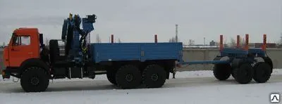 Фото №0 Инман 240 на КАМАЗ 43118 кран-манипулятор с буровой установкой